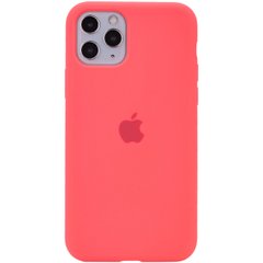 Чехол для Apple iPhone 11 Pro Max Silicone Full / закрытый низ / Розовый / Flamingo