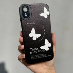 Чехол для iPhone XR Rubbed Print Silicone Butterfly 1
