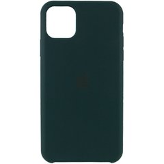 Чохол silicone case for iPhone 11 Pro Max (6.5") (Зелений / Forest green)