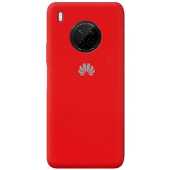 Чехол Silicone Cover Full Protective (AA) для Huawei Y9a (Красный / Red)