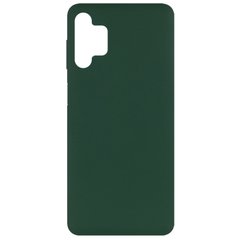 Чехол Silicone Cover Full without Logo (A) для Samsung Galaxy A32 5G (Зеленый / Dark green)