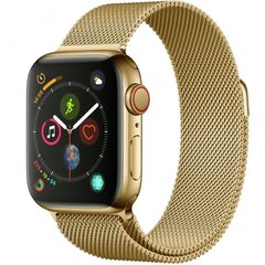 Ремешок для Apple Watch 38/40/41 mm Milanese Loop Light Gold