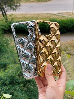 Чехол для iPhone 13 Pro 3D Bamper Gold