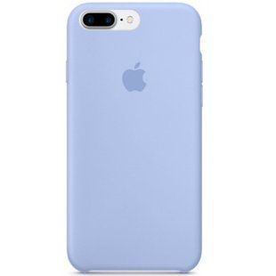Чехол silicone case for iPhone 7 Plus/8 Plus Lilac Blue / Голубой