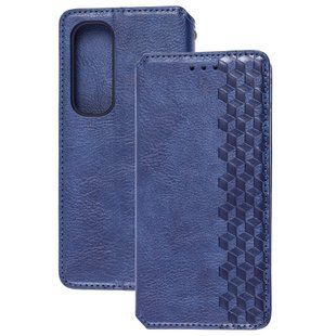 Чехол книжка для Xiaomi Mi Note 10 Lite Getman Cubic синий