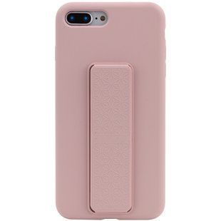 Чохол Silicone Case Hand Holder для Apple iPhone 7 plus / 8 plus (5.5") (Рожевий / Pink Sand)