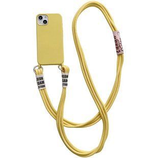 Чохол TPU two straps California для Apple iPhone 12 Pro / 12 (6.1"") Жовтий