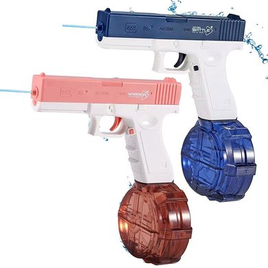 Водный аккумуляторный пистолет Glock Water Gun (250ml) with lithium battery (Pink)