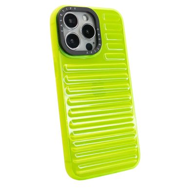 Чохол для iPhone 14 силіконовий Puffer Neon Green