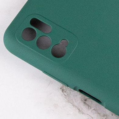 Чохол Silicone Cover Full Camera (AA) для Xiaomi Redmi Note 10 5G / Poco M3 Pro Зелений / Pine green