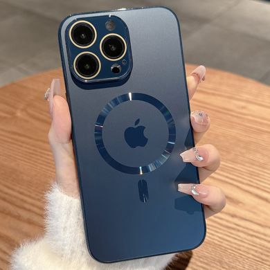 Чехол для iPhone 11 AG Titanium case Magsafe Titanium Blue