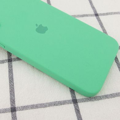 Чехол для iPhone 11 Silicone Full camera зеленый / закрытый низ + защита камеры