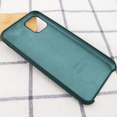 Чехол silicone case for iPhone 11 Pro Max (6.5") (Зеленый / Forest green)
