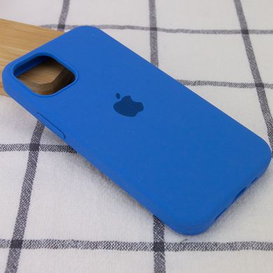 Чехол Silicone Case Full Protective (AA) для Apple iPhone 12 mini (5.4") (Синий / Royal blue)