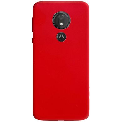 Силиконовый чехол Candy для Motorola Moto G7 Power (Красный)
