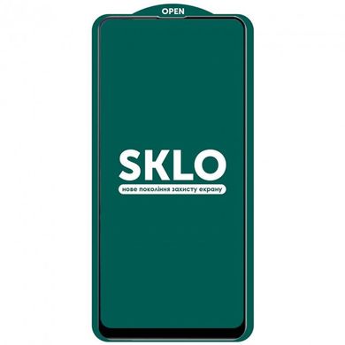 Защитное стекло SKLO 5D (full glue) для Xiaomi Redmi 9/ Redmi 9A/ Redmi 9C/ Redmi 9T, Черный