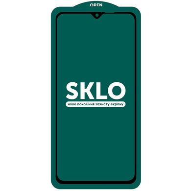 Защитное стекло SKLO 5D (full glue) для Xiaomi Redmi Note 8 Pro, Черный