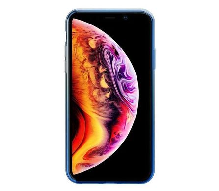 Чохол для iPhone Xs Max Baseus glow синій