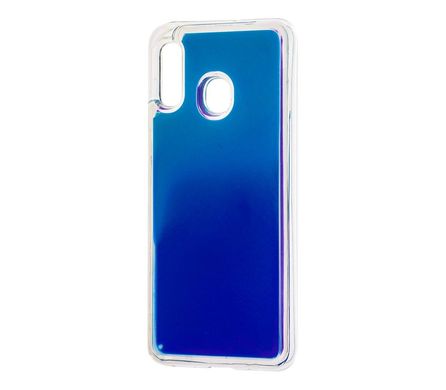 Чохол для Samsung Galaxy A40 (A405) "рідкий пісок" синій