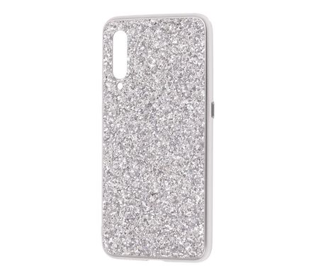 Чохол для Xiaomi Mi 9 Shining sparkles з блискітками сріблястий