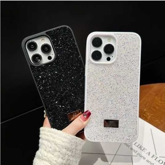 Чехол для iPhone 13 Pro Max Swarovski со стразами Rose Gold купить