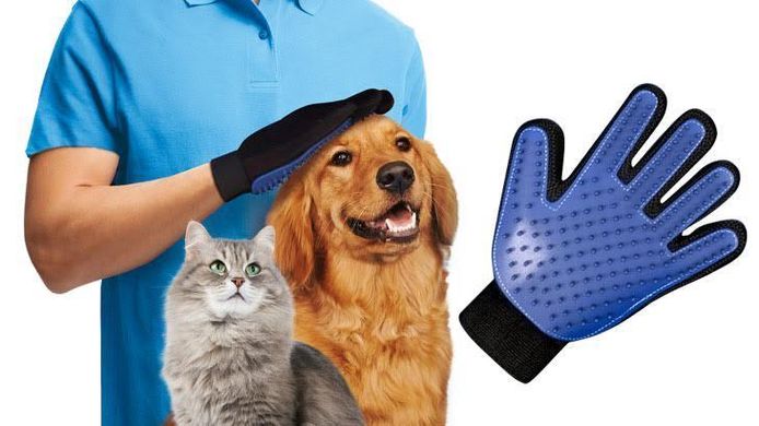 Рукавичка для вичісування шерсті True Touch, Тру Тач, Pet Glove