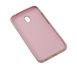 Чохол для Xiaomi Redmi 8A Silicone Full рожевий пісок з закритим низом і мікрофіброю