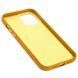Кожаный чехол Croco Leather для Apple iPhone 12 Pro / 12 (6.1"") Yellow