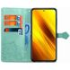 Кожаный чехол (книжка) Art Case с визитницей для Xiaomi Redmi Note 10 / Note 10s Бирюзовый