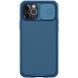 Карбоновая накладка Nillkin Camshield (шторка на камеру) для Apple iPhone 13 Pro (6.1"") Синий / Blue
