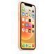 Чохол для Apple iPhone 16 Pro Max Silicone Case Full / закритий низ Помаранчевий / Cantaloupe