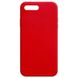 Силиконовый чехол Candy для Apple iPhone 7 plus / 8 plus (5.5"") Красный