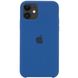 Чохол silicone case for iPhone 11 Navy Blue / синій