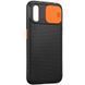 Чохол Camshield Black TPU зі шторкою захищає камеру для Apple iPhone XS Max (6.5 ") (Чорний / Помаранчевий)