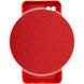 Чехол для Samsung A12 / M12 Silicone Full с закрытым низом и микрофиброй Красный / Red
