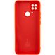 Чехол для Xiaomi Poco C40 Silicone Full camera закрытый низ + защита камеры Красный / Red