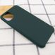 Чехол silicone case for iPhone 11 Pro Max (6.5") (Зеленый / Forest green)