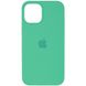 Чехол silicone case for iPhone 12 Pro / 12 (6.1") (Зеленый / Spearmint)