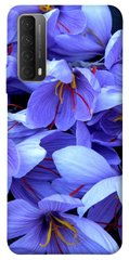 Чехол для Huawei P Smart (2021) PandaPrint Фиолетовый сад цветы
