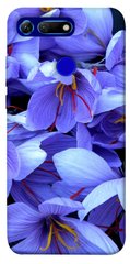 Чехол для Huawei Honor View 20 / V20 PandaPrint Фиолетовый сад цветы