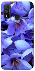 Чехол для Huawei P Smart (2020) PandaPrint Фиолетовый сад цветы