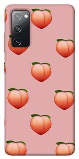 Чехол для Samsung Galaxy S20 FE PandaPrint Персики паттерн