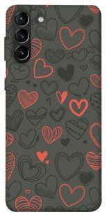 Чохол для Samsung Galaxy S21 + PandaPrint Милі серця патерн