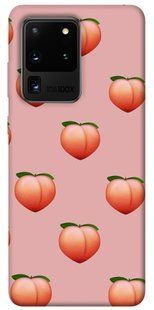 Чехол для Samsung Galaxy S20 Ultra PandaPrint Персики паттерн