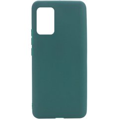 Силіконовий чохол Candy для Samsung Galaxy A03s Зелений / Forest green