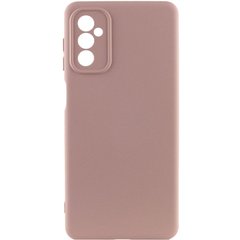 Чохол для Samsung Galaxy M52 Silicone Full camera закритий низ + захист камери Рожевий / Pink Sand