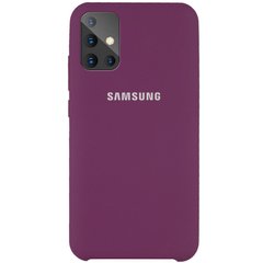 Чехол Silicone Cover (AAA) для Samsung Galaxy A51 (Фиолетовый / Grape)