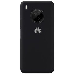 Чехол Silicone Cover Full Protective (AA) для Huawei Y9a (Черный / Black)