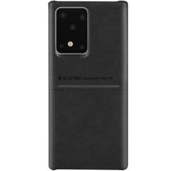 Кожаная накладка G-Case Cardcool Series для Samsung Galaxy S20 Ultra (Черный)