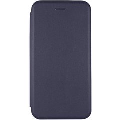 Кожаный чехол (книжка) Classy для Samsung Galaxy M01 Core / A01 Core (Темно-синий)